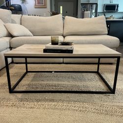 West Elm Box Frame Coffee Table