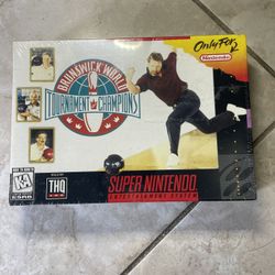 BRUNSWICK WORLD TOURNAMENT OF CHAMPIONS SNES SUPER NINTENDO 1997 SEALED NEW  
