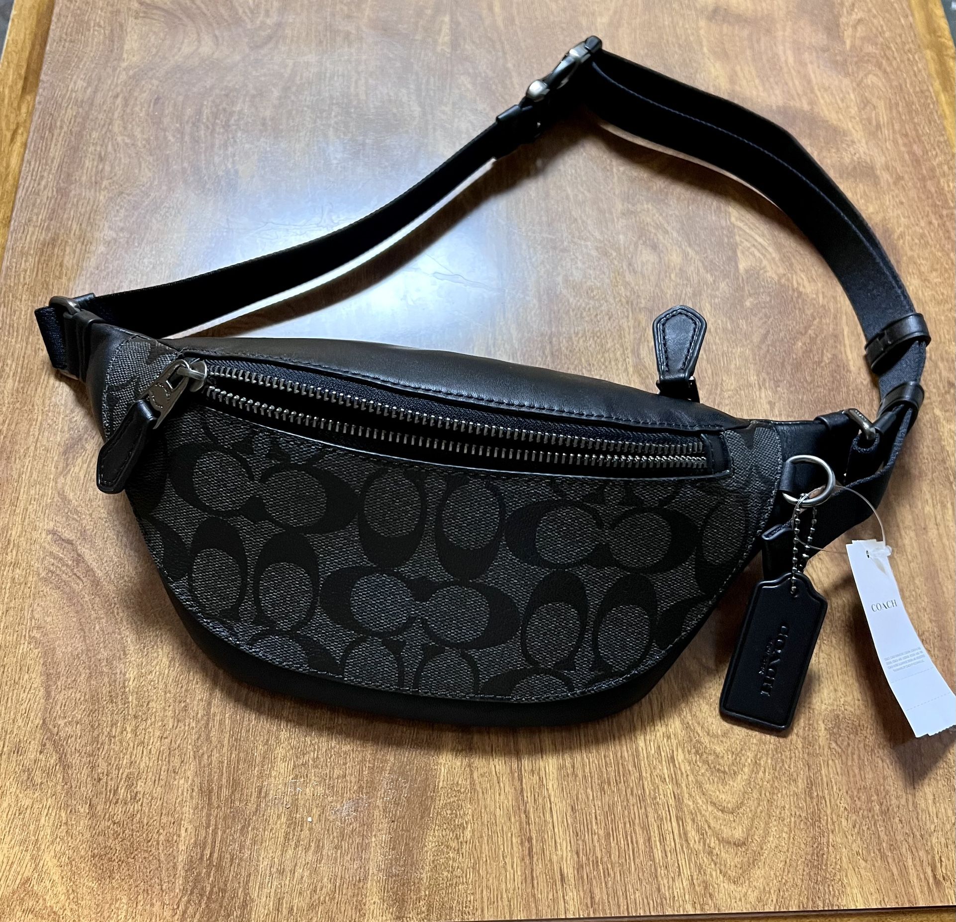 "Coach" man, belt bag "Warren mini bb sig-qb"