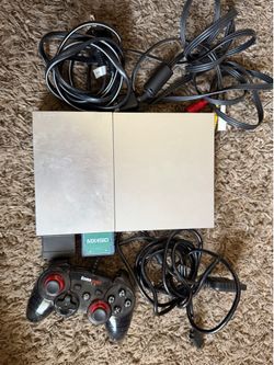 SONY PS2 SLIM SILVER