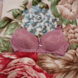 Pink Strapped Bra, 34B