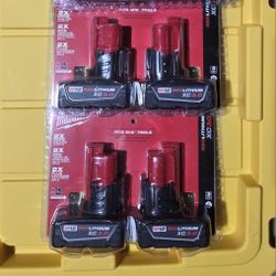 Milwaukee 3.0 Batteries EACH $60 New 