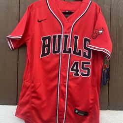 “JORDAN” Bulls (Baseball) Jersey 