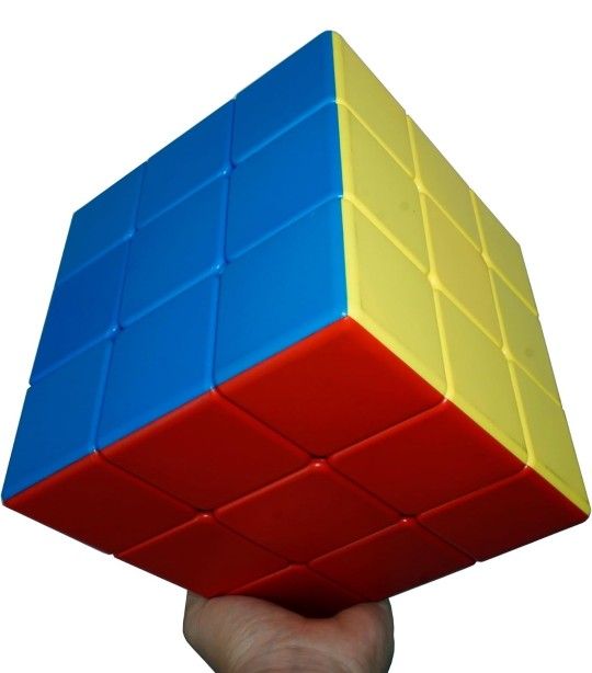 Giant Magic Cube 3x3x3 Super Large Magic Cube 18cm No Stickers Educational Big Cube Toys Gift (18 CM, Colorful)