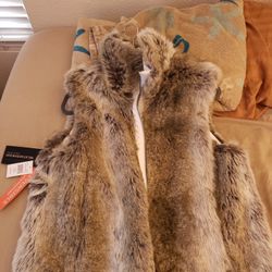 Fur Lady Vest Brand New 