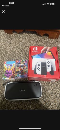Nintindo Switch Oled Bundle With Games