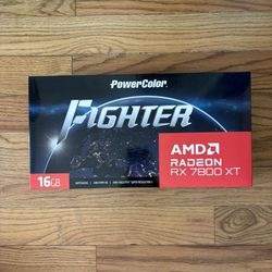 [NEW] PowerColor Fighter AMD Radeon RX 7800 XT 16GB Graphics Card