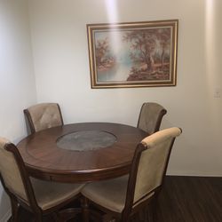 Dining Table With Four Chairs