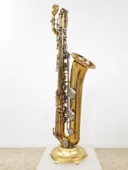 Antique large Brass Bundy Saxophone custom lamp