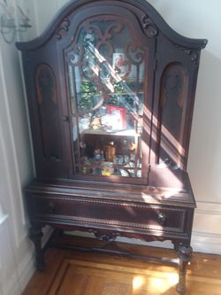 Antique china bureau