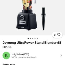 Blender works perfectly fine just a little cracked a little but fixed