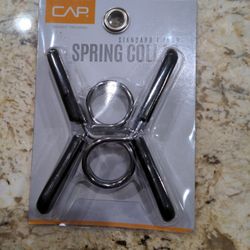 CAP Standard 1-in Spring Collar For Barbells Weightlifting