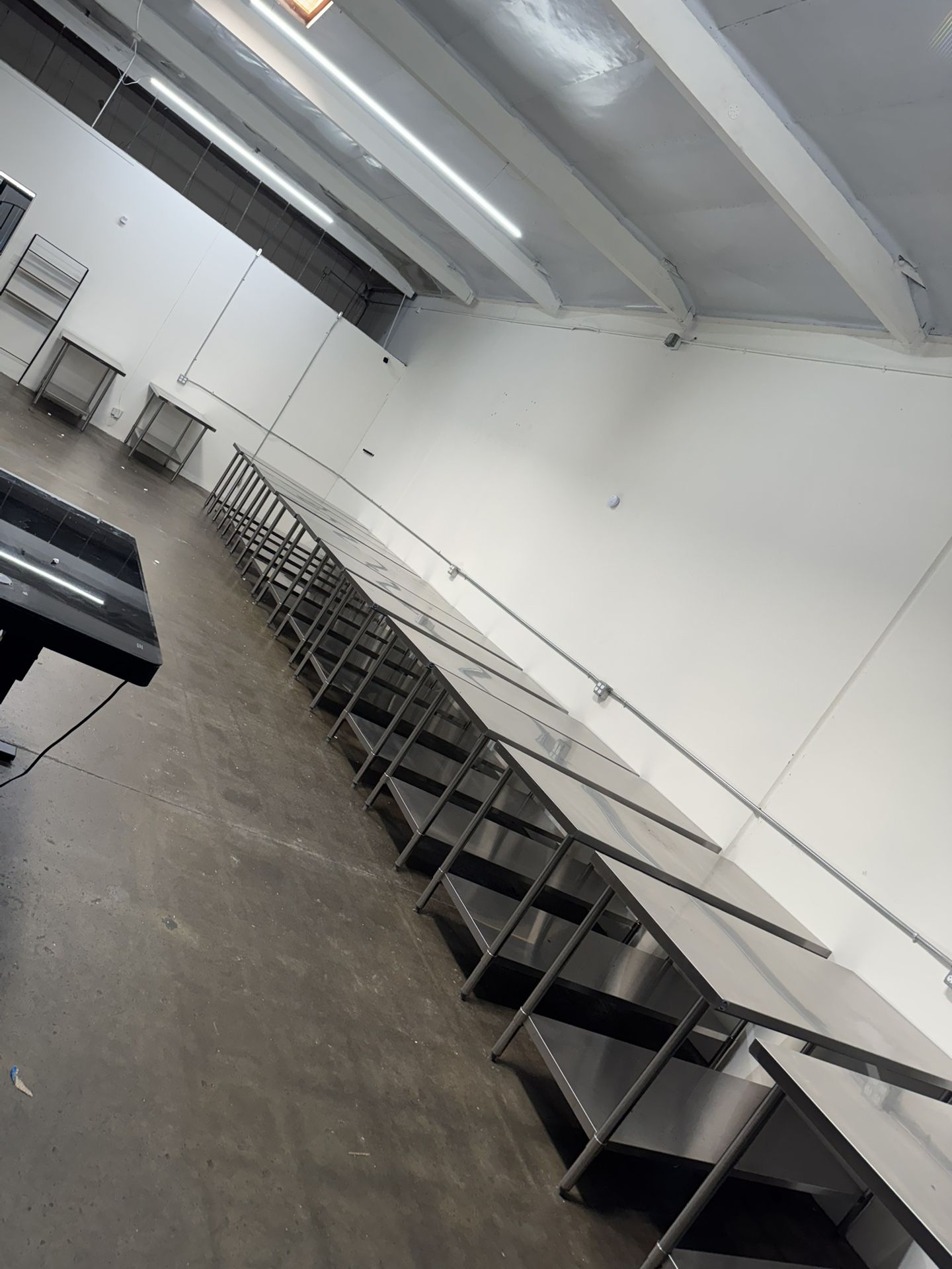 Stainless Steel Table/Fridge