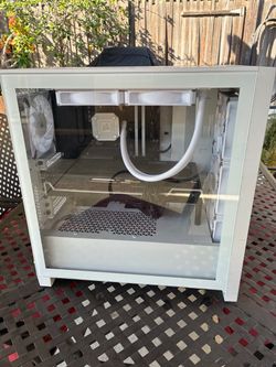 White Mid-Tower Gaming PC Custom Build