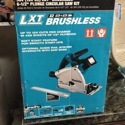 Makita (18vx2) LTX BRUSHLEES 61/2 PLUNGE CIRCULAR SAW