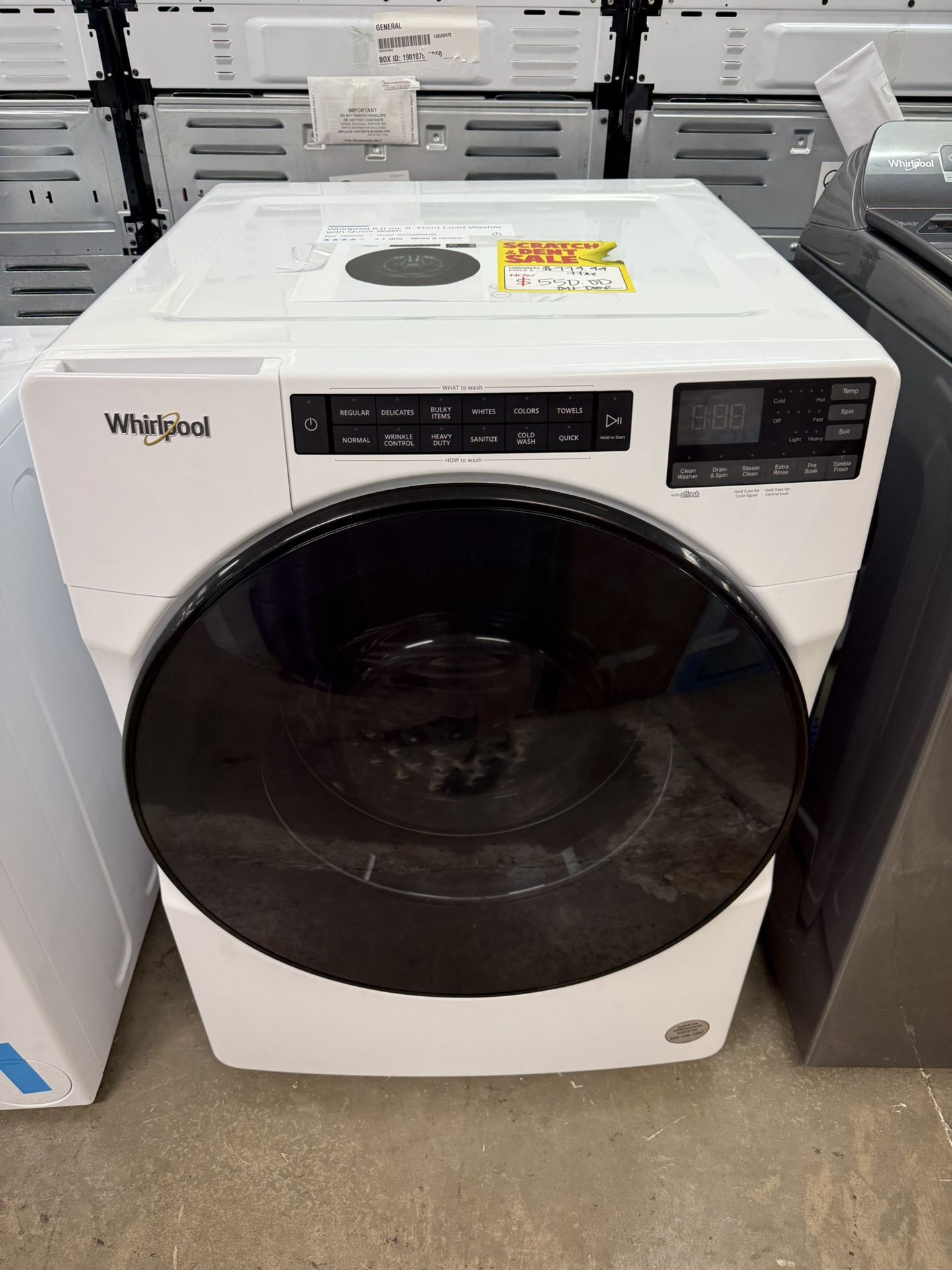 Whirlpool Washer Mega Size