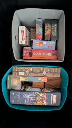 Various board games and card games (make an offer)