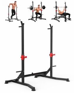 Adjustable Squat Rack 550LB Home Gym