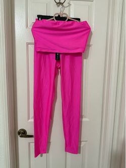 FASHION NOVA SET LEGGING/TUBE TOP SIZE LARGE