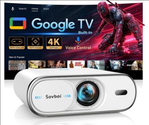 NEW IN BOX Google TV LED Projector E30 Max