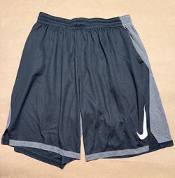 Nike DriFit Basketball Shorts Black Grey size XL Rare!