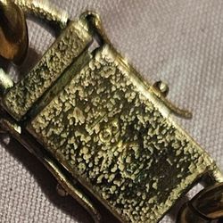 Gld 18k Plated Cuban