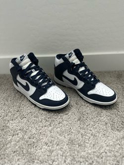 Nike Dunk High Size 9 Men Navy Blue