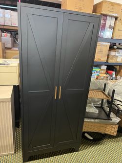 71" H Tall Pantry Cabinet with Doors,Kitchen Pantry Cabinet,Black Metal Storage Cabinets,Garage Storage Cabinet,Food Storage Cabinet with Doors  Brand