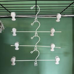 18 Metal Pants Hangers With Clips 