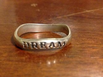 925 sterling silver dream ring size 6 1/2 grams 2