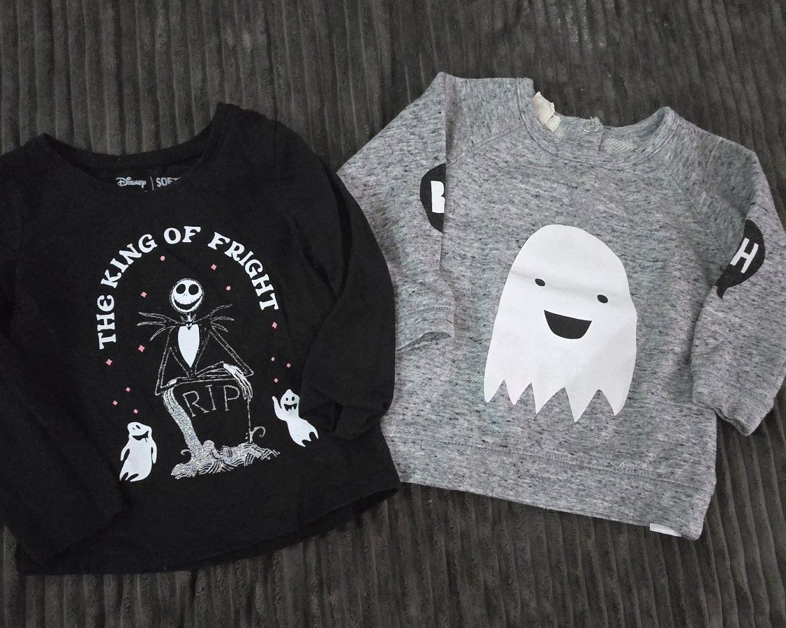 Nightmare Before Christmas Halloween Girl Ghost Tops
