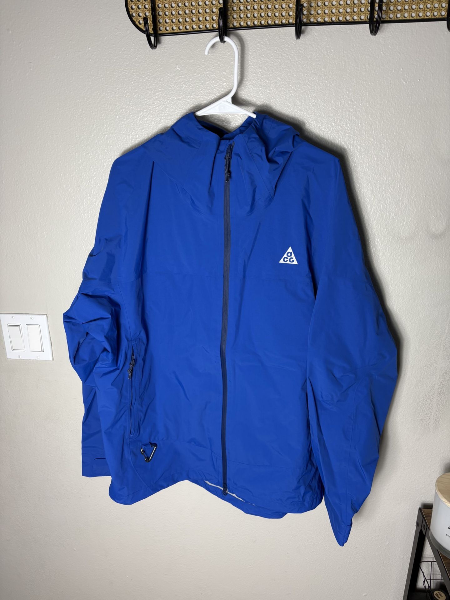 Nike ACG Morpho Storm-Fit ADV Blue Rain Jacket HJ2687-480 Men's Size Large