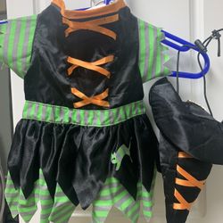 Pet Costume Witch Size Small