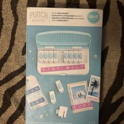 We Are Memory Keepers Word Punch Board w/26 Punches