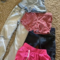Girls Clothes Size 7 Pants Shirts Shorts