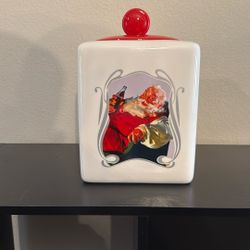 Coca Cola 75TH Anniversary Santa Snack/ Cookie Jar