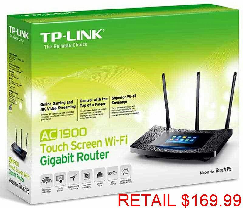 TP-LINK AC1900 Touchscreen Wireless Dual Band Gigabit Router