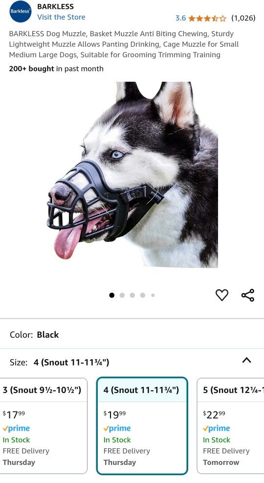 Dog Muzzle