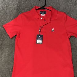 Red Classic Psycho Bunny Polo 
