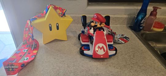 Two Universal Studios Mario Popcorn Buckets