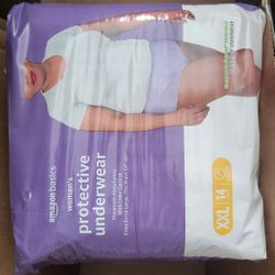 Amazon Basics Incontinence Underwear for Women, Protective