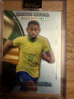 Matheus Cunha Wild Card Matte Metal 2/3 / brazil card lot