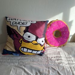 Universal Studios Simpsons Pillow set