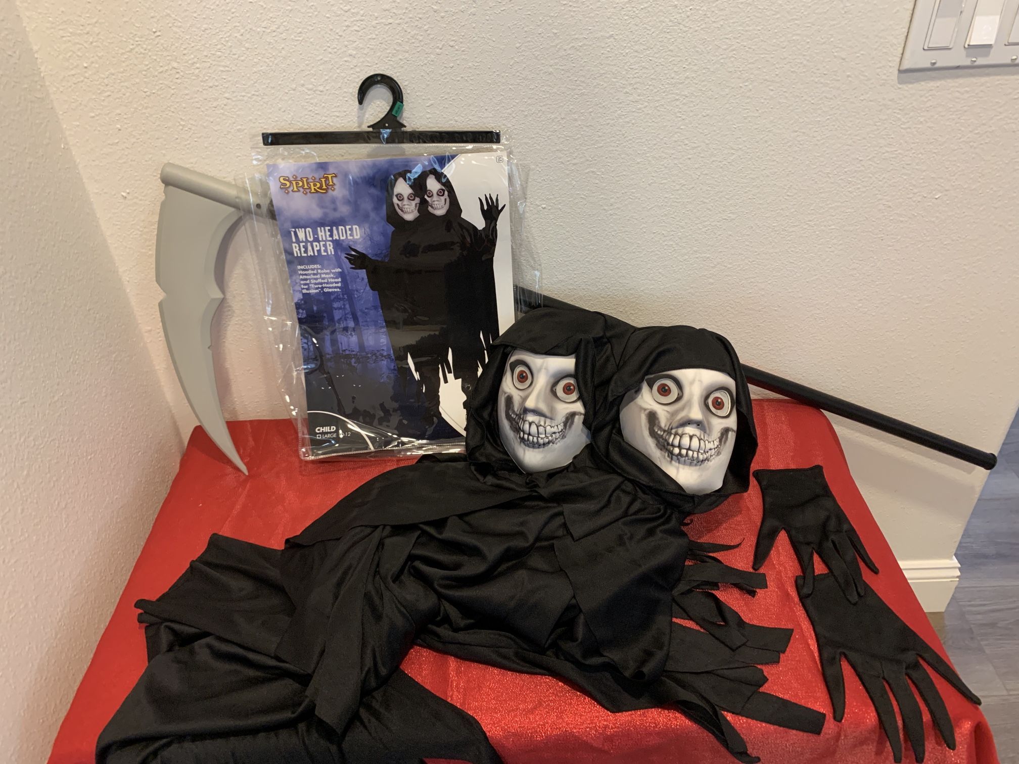 Spirit Two Headed Reaper Kids Costume size Large 10-12 Simi Valley