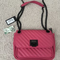 New Badgley Mischka Hot Pink Crossbody Handbag