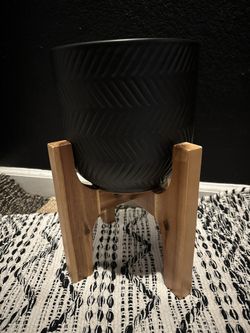 🪴West Elm Mid Century Modern Planter Boho Urban Aesthetic🌱 