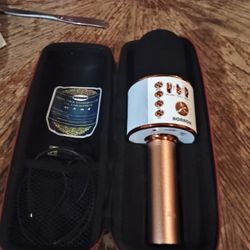 Bonoak Wireless Bluetooth Karaoke Microphone,3-in-1 Portable Handheld Karaoke Mic Speaker Machine