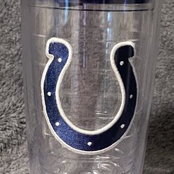 Indianapolis Colts 16 oz Tervis Made in the USA Insulated Covered Tumbler. 