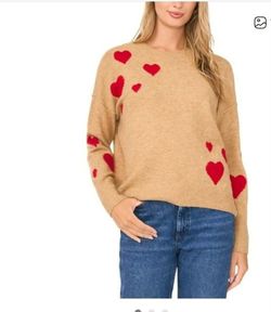 Vince Camuto Ladies Valentine Crewneck Sweater 