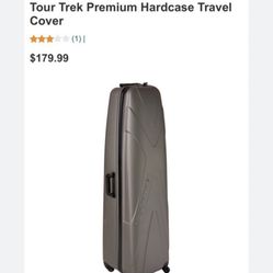 Tour Trek Hard Case Travel Cover Golf Clubs